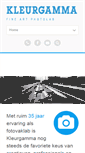 Mobile Screenshot of kleurgamma.com